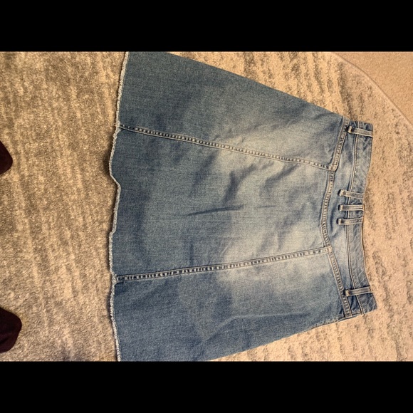 RARE 🍀 McGuire Denim Columbier button-front skirt - Picture 5 of 5